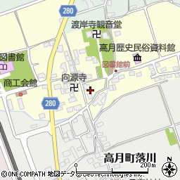 滋賀県長浜市高月町渡岸寺30周辺の地図