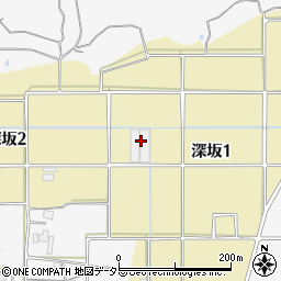 岐阜県岐阜市深坂周辺の地図