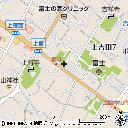 上吉田郵便局 ＡＴＭ周辺の地図