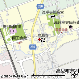 滋賀県長浜市高月町渡岸寺90周辺の地図