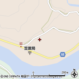 岐阜県恵那市笠置町姫栗1532周辺の地図