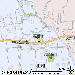 等覚寺周辺の地図
