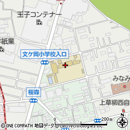大和市立文ヶ岡小学校周辺の地図