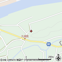 岐阜県恵那市長島町久須見219周辺の地図