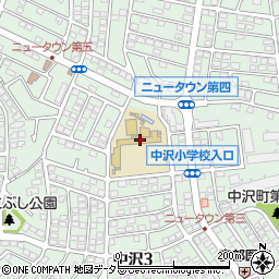 横浜市立中沢小学校周辺の地図