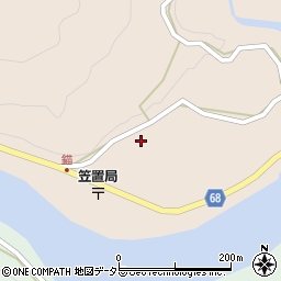 岐阜県恵那市笠置町姫栗1524周辺の地図