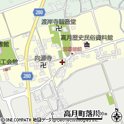 滋賀県長浜市高月町渡岸寺22周辺の地図