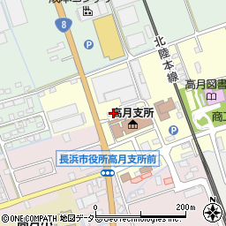 滋賀県長浜市高月町渡岸寺178周辺の地図