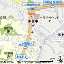 京都北都信用金庫中舞鶴支店周辺の地図