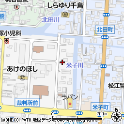 島根県松江市母衣町177周辺の地図