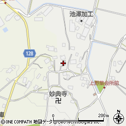 千葉県長生郡長柄町上野周辺の地図
