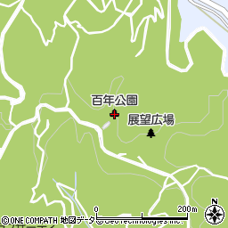 岐阜県百年公園周辺の地図
