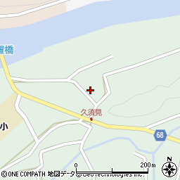 岐阜県恵那市長島町久須見223周辺の地図