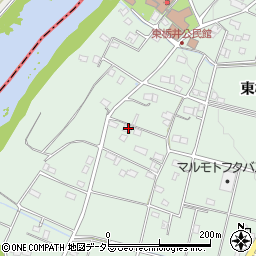 岐阜県美濃加茂市下米田町東栃井171周辺の地図