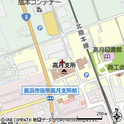 滋賀県長浜市高月町渡岸寺179周辺の地図
