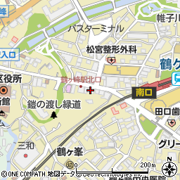 松屋鶴ヶ峰店周辺の地図