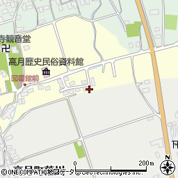 滋賀県長浜市高月町渡岸寺周辺の地図