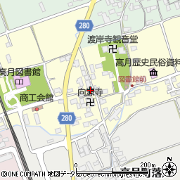 滋賀県長浜市高月町渡岸寺85周辺の地図
