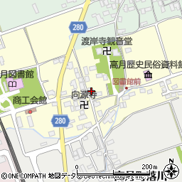 滋賀県長浜市高月町渡岸寺39周辺の地図