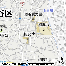 神奈川県横浜市瀬谷区相沢2丁目57周辺の地図