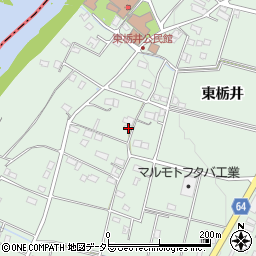 岐阜県美濃加茂市下米田町東栃井168周辺の地図