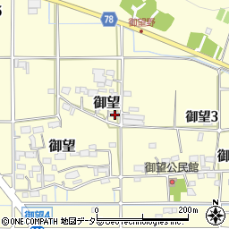 岐阜県岐阜市御望687周辺の地図