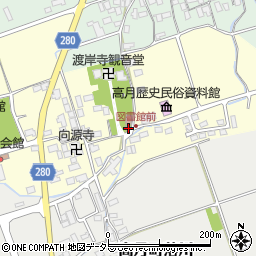 滋賀県長浜市高月町渡岸寺19周辺の地図