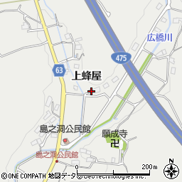 岐阜県美濃加茂市蜂屋町上蜂屋244周辺の地図
