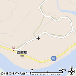 岐阜県恵那市笠置町姫栗1510周辺の地図