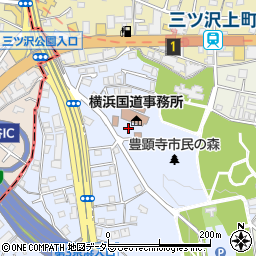 神奈川県横浜市神奈川区三ツ沢西町周辺の地図