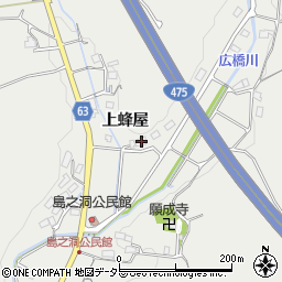 岐阜県美濃加茂市蜂屋町上蜂屋243周辺の地図