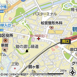 鶴ヶ峰駅北口周辺の地図
