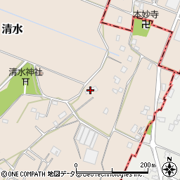 千葉県茂原市清水270周辺の地図