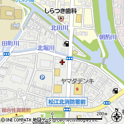 カレーハウスＣｏＣｏ壱番屋松江学園通り店周辺の地図