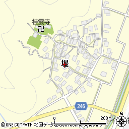福井県若狭町（三方上中郡）堤周辺の地図