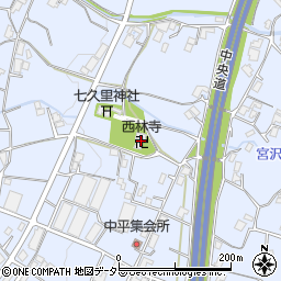 西林寺周辺の地図