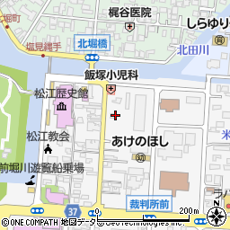 島根県松江市殿町307周辺の地図