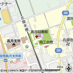 滋賀県長浜市高月町渡岸寺115周辺の地図