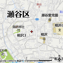 神奈川県横浜市瀬谷区相沢3丁目27周辺の地図