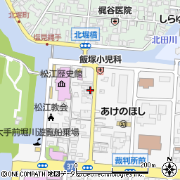 島根県松江市殿町233周辺の地図