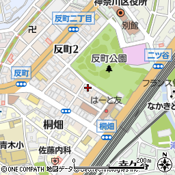 プラウド横浜反町公園周辺の地図