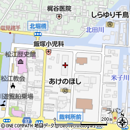島根県松江市母衣町50周辺の地図