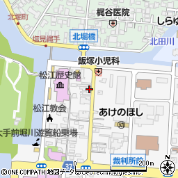 島根県松江市殿町234周辺の地図