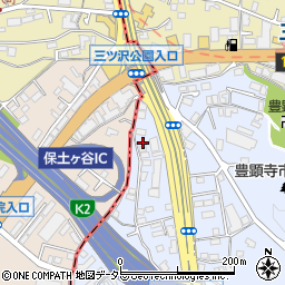 神奈川県横浜市神奈川区三ツ沢西町7-21周辺の地図