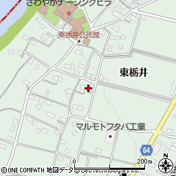 岐阜県美濃加茂市下米田町東栃井218周辺の地図