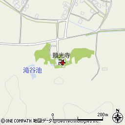 頼光寺周辺の地図