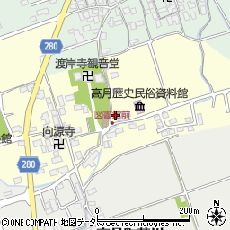 滋賀県長浜市高月町渡岸寺228周辺の地図