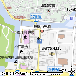 島根県松江市殿町235周辺の地図