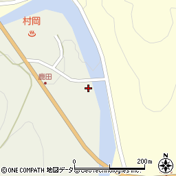 兵庫県美方郡香美町村岡区鹿田21周辺の地図
