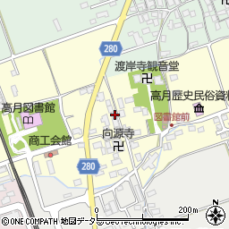 滋賀県長浜市高月町渡岸寺78周辺の地図